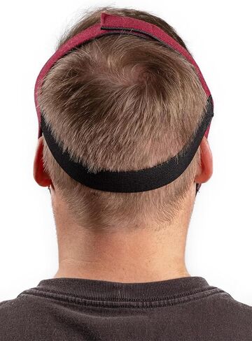 LIfeSource Premium Chin Strap for CPAP Users, Chin Strap for Snoring Solution, Made in USA, Breathable, Adjustable, Latex Free, Comfortable Sleep Support for Men & Women, Snoring Support, Black in Saudi Arabia