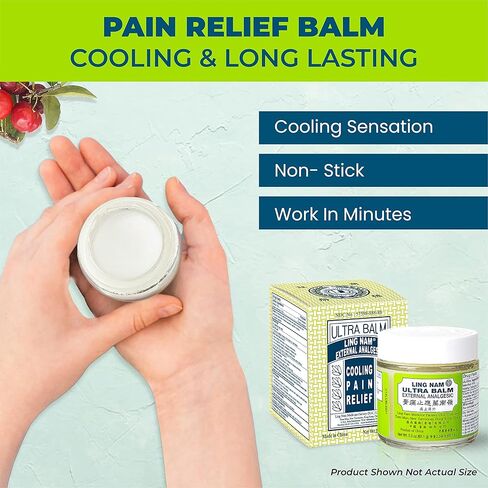 Ultra Balm External Analgesic, for Cooling Pain Relief Simple Backache Arthritis Strains Bruises Sprain, Muscle Pain, Muscle Soreness,0.7oz/19.8g in Saudi Arabia