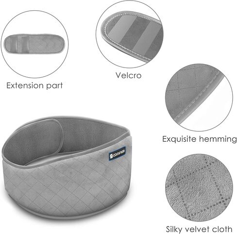 Comfier Heating Pad with Massager, Back Massager with 2 Heat Levels & 3 Massage Modes, Heated Massage Belt for Abdominal, Lumbar, Fit for Women, Men,Back Brace for Pain Relief,FSA or HSA Eligible in Kuwait