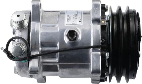 Universal A/C Compressor with 2PK Clutch SD 508 Style 5H14 R134A V Belt 12V in Kuwait