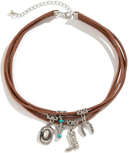 Cowgirl Outfits for Women Cow Girls Outfits Costume Cowboy Vest Western Cowboy Hat Bandana Cowboy Outfits for Women (Z3761, M) in Kuwait