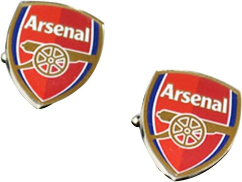 أزرار الأكمام الرسمية للاعبين ARSENAL FC، شعار النادي الأحمر in Kuwait