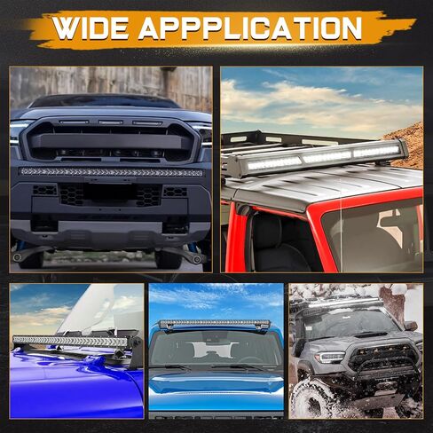 2Pcs 6 Inch Single Row LED Light Bar Slim LED Pods Driving Fog Light 50W Spot Light Off Road Work Bumper Light for Trucks Pickup ATV UTV SUV Boat Motorcycle in Saudi Arabia
