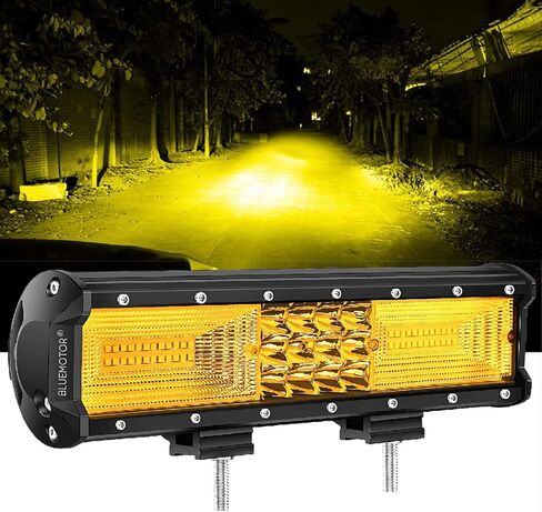 7inch RGB Led Pods Light 7 inch 144W Multi-Color Chasing Halo Offroad Work Light 6D 8 Solid Colors Flashing Modes IP68 Waterproof Work Light 24 Volt Light Bars for Trucks SUV ATV UTV in Saudi Arabia
