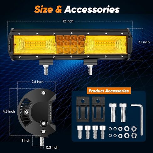 7inch RGB Led Pods Light 7 inch 144W Multi-Color Chasing Halo Offroad Work Light 6D 8 Solid Colors Flashing Modes IP68 Waterproof Work Light 24 Volt Light Bars for Trucks SUV ATV UTV in Saudi Arabia