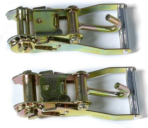 12pc Combo Lasso Wheel Lift Straps 2" Ratchets J Finger Hooks Tow Truck Tie Down - Yellow in Saudi Arabia