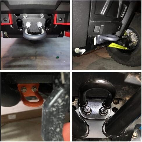 BBBOX لـ RZR خطاف سحب أمامي حلقة سحب 900S 1000S 1000XP عام أحمر (أسود) in Kuwait