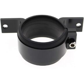 AUTOKAY Black 60mm External Fuel Pump Filters Mount Mounting Bracket Clamp Cradle Holder for BOSCH 044