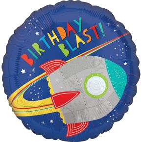 Blast Off Birthday Favor Box - 5.5" x 2" (Pack of 8) - Vibrant & Unique Rocket Shaped Paper Boxes - Perfect for Party Favors & Gifts