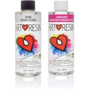 ArtResin - Epoxy Resin - Clear - Non-Toxic - 8 oz (4 oz Resin + 4 oz Hardener) (236 ml)