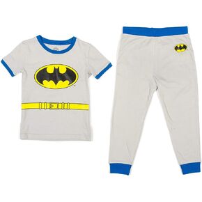 DC Comics Boys Batman Superhero Costume Cotton Pajama Set