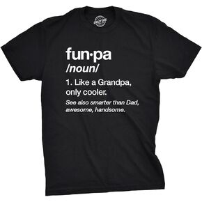 Mens Funpa Definition T Shirt Funny Grandpa Gift Fathers Day Papa Graphic Tee