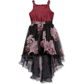 Speechless Girls' Sleeveless High-Low Mikado Party Dress