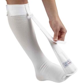 Strassburg Sock White Regular Size (fits calf size up to 16in around)