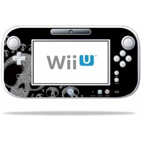 غلاف MightySkins متوافق مع وحدة تحكم Nintendo Wii U Gamepad غلاف ملصق جلود Skull Attack