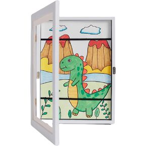 Kids Art Frames, 8.5x11 Front Opening Kids Artwork Frames Changeable,Black Artwork Display Storage Frame for Wall,for 3D Picture, Crafts, Children Drawing, Hanging Art,