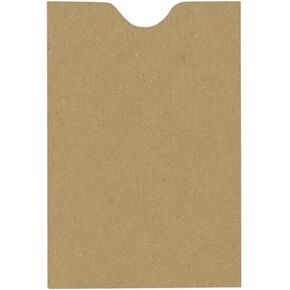 Credit Card Sleeve (2 3/8 x 3 1/2) - Grocery Bag (250 Qty.) | Perfect for The Holidays, Gift Cards, Credit Cards, Debit Cards, ID Cards and More! | 1801-GB-250