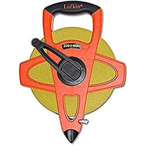 Lufkin FE200D 1/2" x 200' Engineer's Hi-Viz® Orange Fiberglass Tape Measure, 1