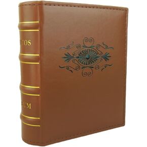 Vintage 5 x 7 Pocket Photo Albums Peony Flowers, 50 Sheets Hold 100pcs 5x7 Prints