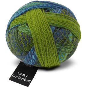Zauberball Crazy Color 2136. Blue, Green