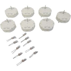 Tanin Auto Electronix Instrument Cluster Repair Kit | GMC & Chevy Truck | 7 OEM X27.168 Stepper Motors & 10 Light Bulbs