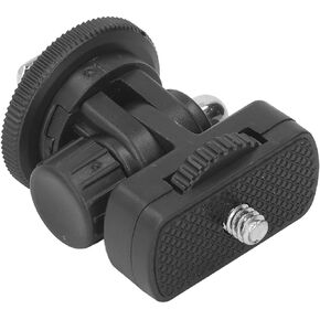 Shoe Mount Adapter, 1/4-in. 180-degree Tilt SLR Quickinstall Hot Shoe Adapters ABS Nonslip Pad for Video Recording