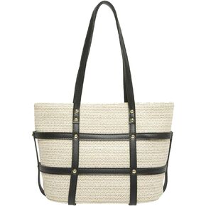 Straw Tote Bag for Women Woven Carryall Bag Large Hobo Bag Handmade Beach Bag Shoulder Bag Summer Holiday Travel 2024