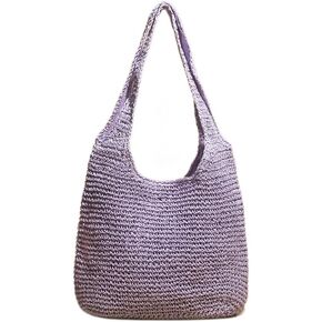 Straw Hobo Bags for Women Vintage Handbag Tote Bag Boho Crochet Beach Bag Trendy 2024 Handwoven Shoulder Bags Purse