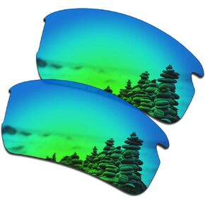 SmartVLT Men's Replacement Lenses for Oakley Flak 2.0 Asian Fit (AF) OO9271 Sunglass - More Options
