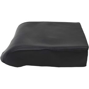 Black Leather Armrest Center Console Lid Skin Cover fit for 2015-2019 For Ford For F-150