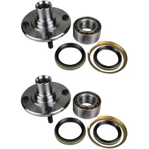 Autoround 518507 Pair 2 Front Wheel Hub and Bearing Assembly fit for Chevy Prizm 1998-02, Geo Prizm 1993-97, Toyota Corolla 1988-2002 2WD Non-ABS