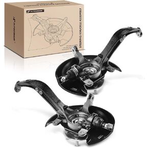 A-Premium Front Steering Knuckle & Wheel Bearing Hub Assembly Compatible with Honda Accord 2003 2004 2005 2006 2007, with Automatic Trans. Only, w/5-Lug, Left Driver Side, Replace # 44300SDAA52