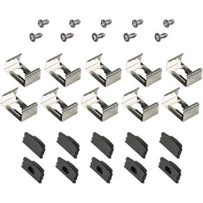 Armacost Lighting 960005 Accessory Packs for LED Tape Light Mounting Channels, Black