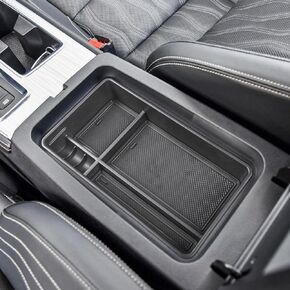 Center Console Organizer Compatible with Nissan Altima 2019 2020 2021 2022 2023 2024 Armrest Storage Box, ABS Material Insert Container Coin Holder Console Tray, Black