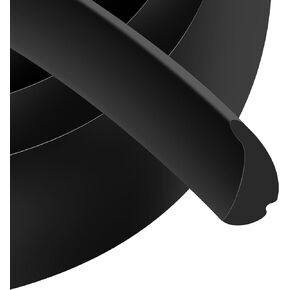 10 Ft RV Window Seal Kit 1/2" x 1/4" Camper Window Rubber Trim Weatherstripping Window Locking Gasket Parts for RV Camper Boats Window Glass Edge Noise Temperature Insulation - Black