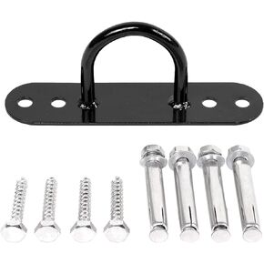 KYLIN SPORT Battle Rope Wall/Ceiling Mount Anchor Bracket Hook for Suspension Straps Crossfit Gymnastic Rings, Body Weight Strength Training Systems, Yoga Swings Hammocks, Boxing Equipment