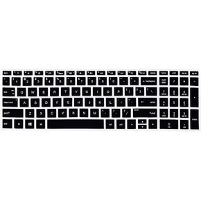 uxcell 1 PC Ultra Thin Silicone Keyboard Cover Protector Clear Black Protective Keyboard Skin Laptop Keyboard Cover Film Accessories for HP Pavilion 15 Laptop