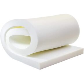 AK TRADING CO. Upholstery High Density Cushion Craft Foam - Perfect for Chairs, Sofas, Headboards, and DIY Projects, 4" x 36" x 72", White