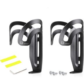 قفص حامل زجاجة مياه للدراجة، عبوتان، حجم قابل للتعديل وخفيف الوزن لركوب الدراجات يناسب أي دراجة مع سهولة التركيب in Kuwait