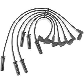 A-Premium Ignition Spark Plug Wires Set of 6 Compatible with Buick Lucerne 2011 & Chevrolet Impala 2011 3.5L 3.9L