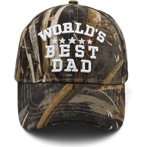 Dad Hats for Men Worlds Best Dad Hat Fathers Day Dad Gifts Baseball Cap Birthday Gifts for Dad Husband Papa from Daughter Son