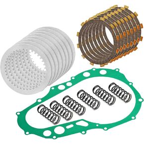 MOTO1988 Clutch Kit & Heavy Duty Springs Gasket for Suzuki Quadsport Z400 LTZ 400 LTZ400 2003-2008 KFX400 2005-2006 Arctic Cat DVX 400 2004–2008
