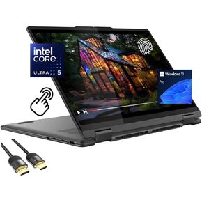 Lenovo Yoga 7 2-in-1 Laptop, 14" WUXGA Touchscreen Display, Core Ultra 5 125U (Up to 4.3 GHz), 16GB DDR5, 256GB PCIe 4.0, Backlit KB, FP Reader, TB 4, WiFi 6E, Webcam, HDMI, PDG HDMI Cable, Win 11 Pro