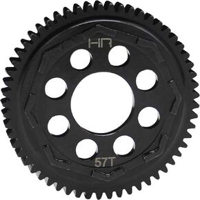 Hot Racing 57t Mod 0.8 Steel Spur Gear Arrma 1/10 4x4 Blx HRASATF257 أجزاء خيار السيارة الكهربائية/الشاحنة