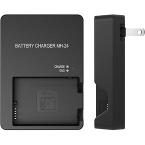 MH-24 Wall Battery Charger for Nikon EN-EL14 EN-EL14A Battery Compatible with D5300 D3400 D5500 D5200 D3100 D3200 D3300 D3500 D5600 D5100 DF Coolpix P7800 P7700 P7100 P7000