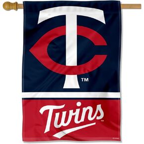 Minnesota Twins Double Sided House Banner Flag