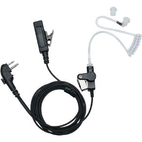 Acoustic Tube Earbud Headset with PTT Mic for HYTERA HYT BD502 BD502i PD502 PD562 TC-508 TC-580 Walkie Talkie Radio