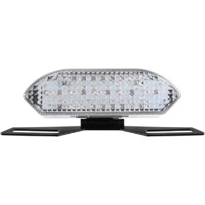 30 مصباح LED للدراجة النارية، مصابيح خلفية LED مقاومة للماء، DRL، أضواء لوحة الترخيص، أضواء الفرامل، معدلة عالميًا لهارلي، هوندا، ياماها، رمادي قديم، 12 فولت