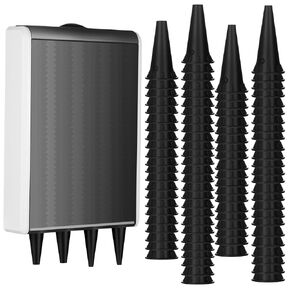 Reusable Otoscope Specula Dispenser with 200 Pcs 2.75/4.25 mm Otoscope Tips Plastic Dispenser for Disposable Ear Specula