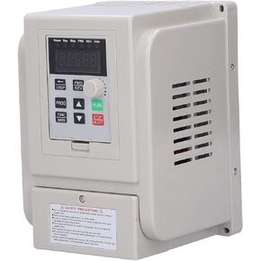 Variable Frequency Drive, 110V AC 50/60Hz 1500W VFD Inverter Frequency Converter for Motor Speed Control, Single Phase Input and 3 Phase Output